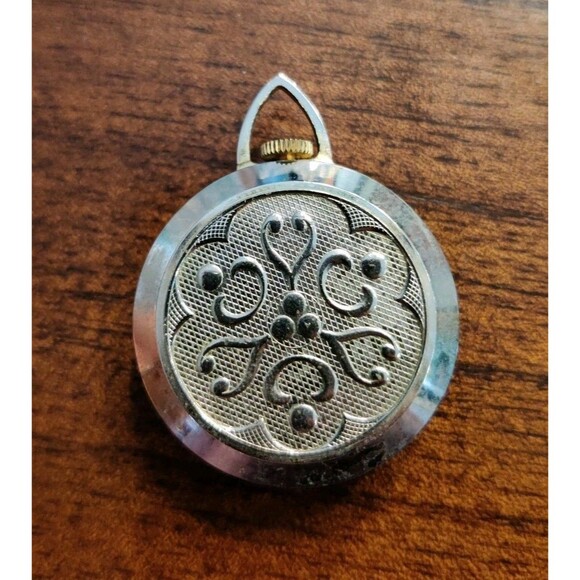 Vintage Marot Pendant Watch Gold & Silver Tone As Is Not Working Women main image 7